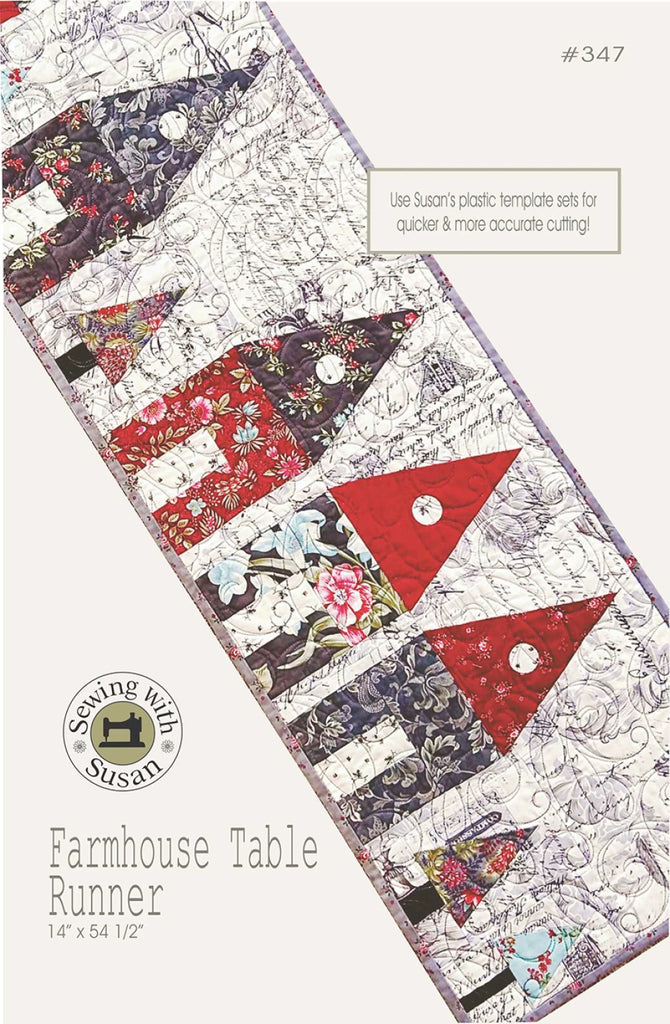 Farmhouse Table Runner Pattern - SUZ347