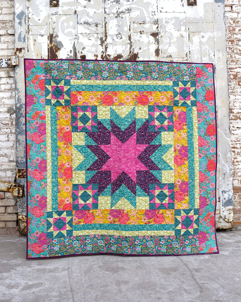 Saffron & Sage Quilt Kit - Featuring Parlor by Crystal Manning of Moda Fabrics