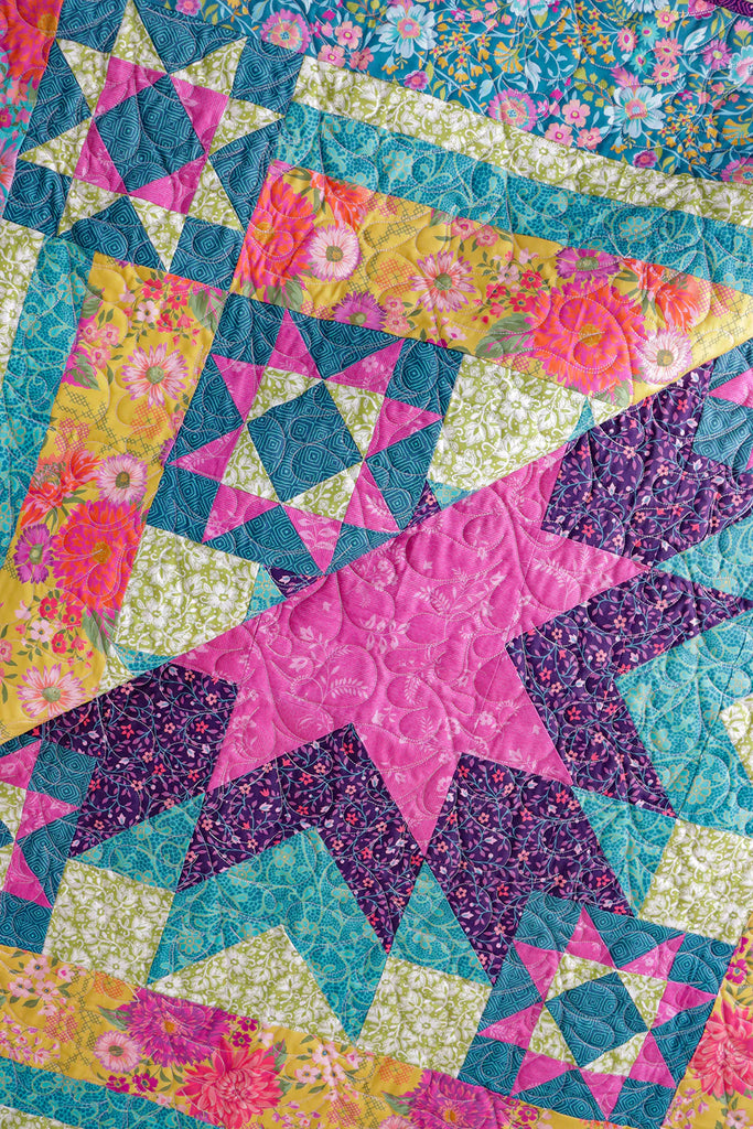 Saffron & Sage Quilt Kit - Featuring Parlor by Crystal Manning of Moda Fabrics