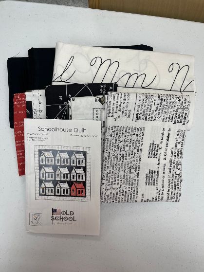 Schoolhouse Quilt Kit - Featuring Old School by J. Wecker Frisch