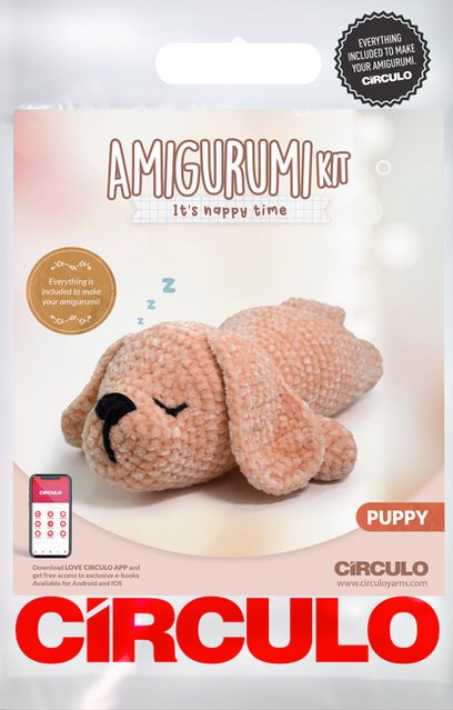 Circulo Amigurumi Kit: It's Nappy Time- Puppy