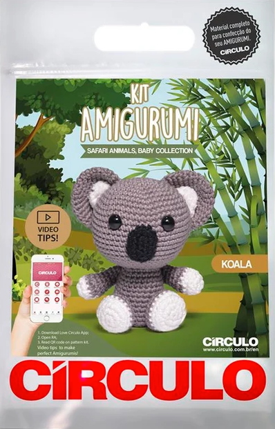 Circulo Amigurumi Kit: Safari Animals Baby- Koala