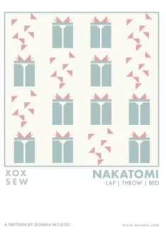 Nakatomi Quilt Pattern by Donna McLeod of XOX Sew - XO119