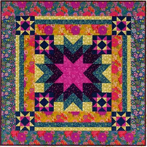 Saffron & Sage Quilt Kit - Featuring Parlor by Crystal Manning of Moda Fabrics