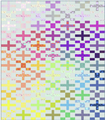 Big Charmer Quilt Kit - Featuring True Colors by Tula Pink