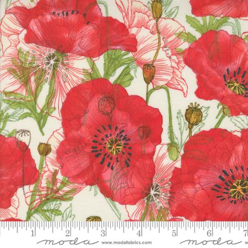 Moda - Superbloom -  Cream 48781 11 - Sold by the Half Yard