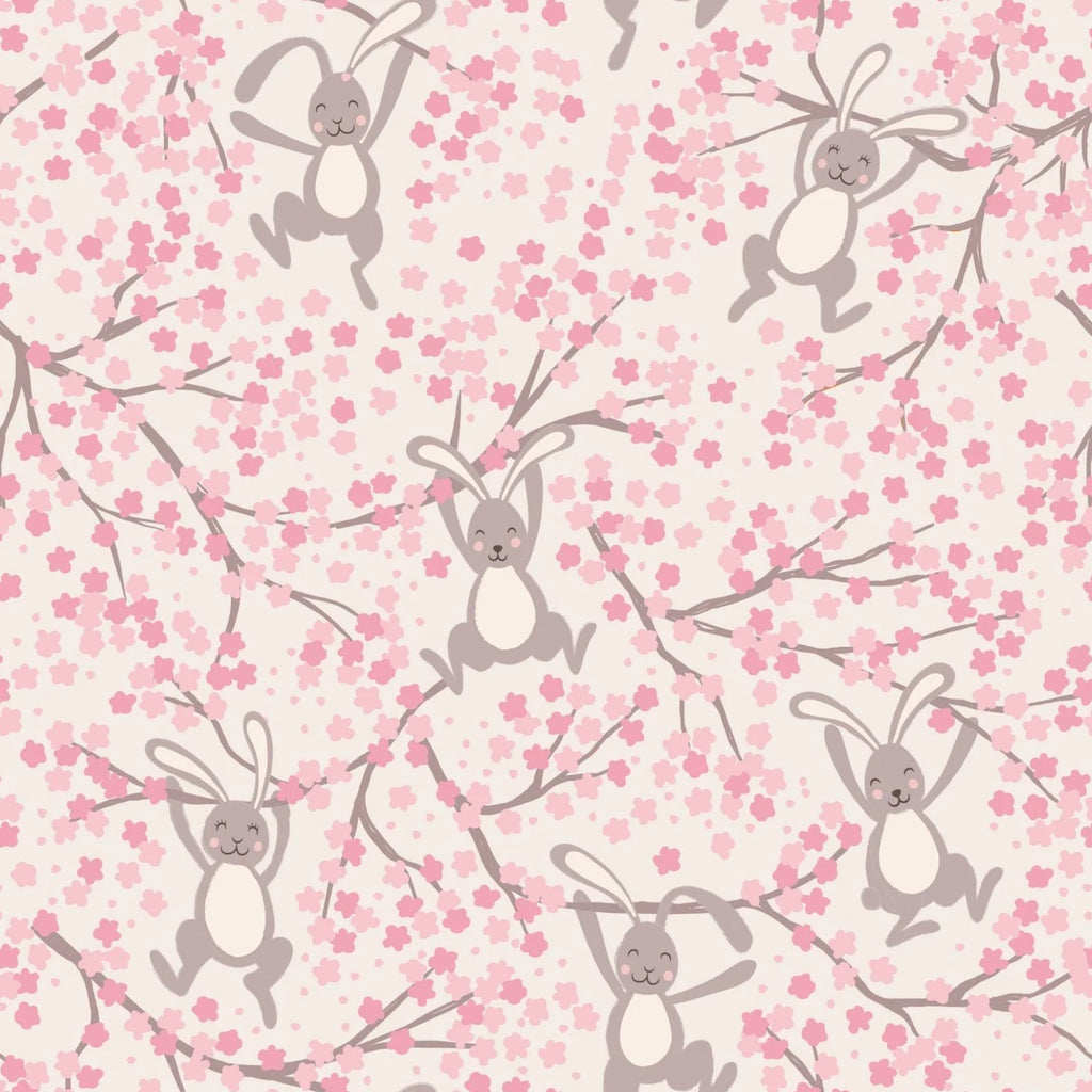 Lewis & Irene: Bunny Hop D# A526 C#1 Swinging Bunnies On Pink