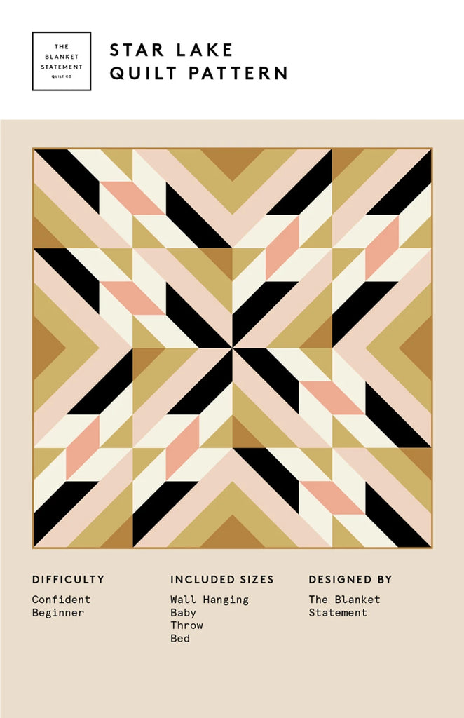 Star Lake Quilt Pattern by The Blanket Statement - TBS-016