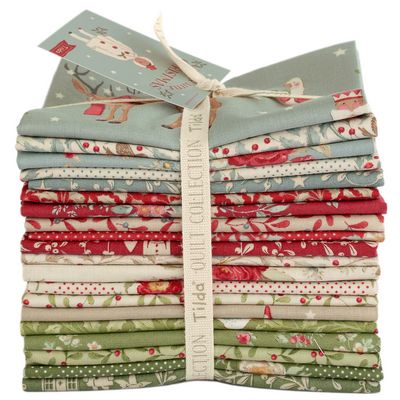 Tilda - Merry Little Christmas - 20 Piece Fat Quarter Bundle - TIL300247
