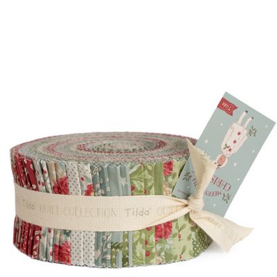 Tilda - Merry Little Christmas - 40 Piece 2.5" Fabric Roll - TIL300251