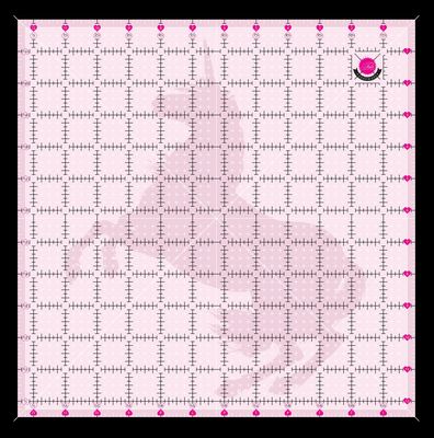 Brewer - Tula Pink 12.5in x 12.5in Non Slip Unicorn Ruler - TP2SQ12