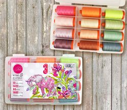 AURIFIL THREAD - Tula Pink Neons and Neutrals Thread Set 12ct