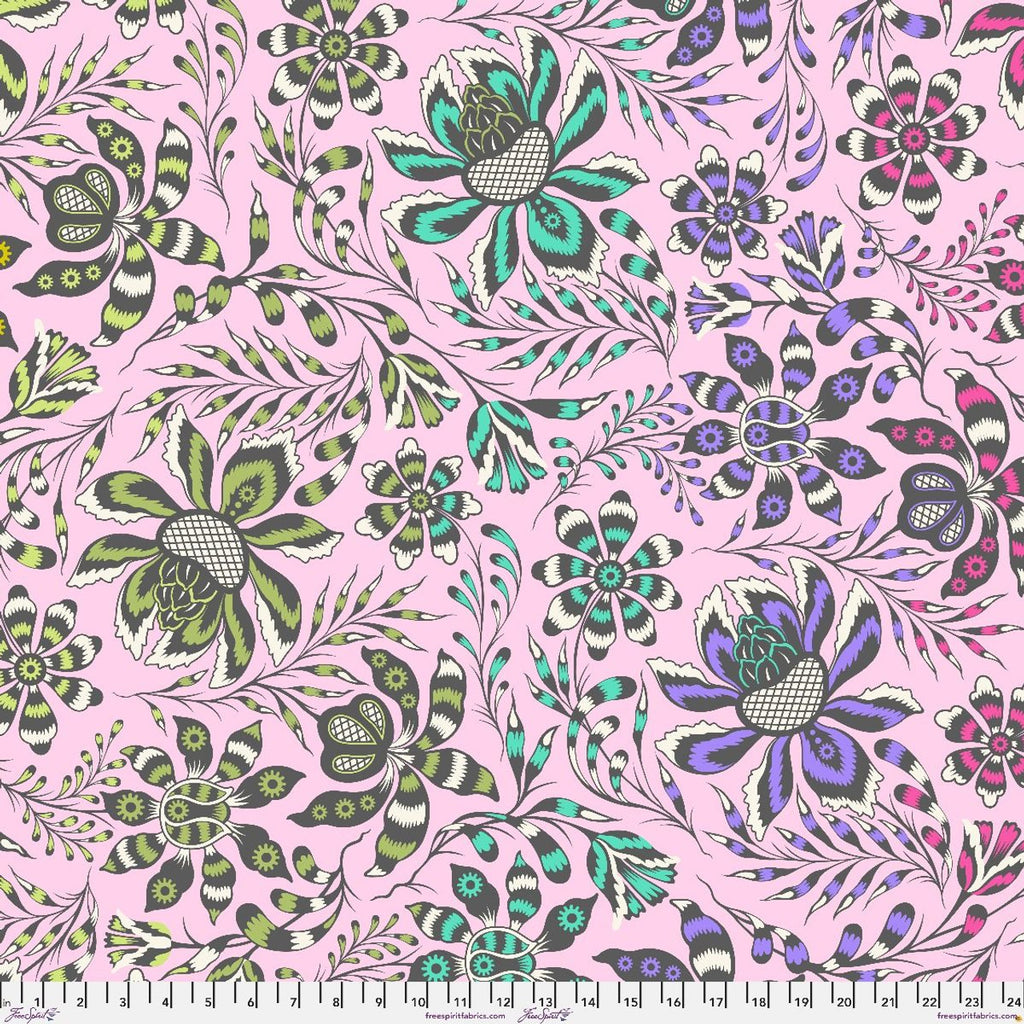 FreeSpirit - Tula Pink - ROAR! Wild Vine - Blush