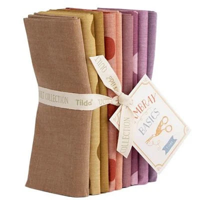 Tilda - Seasonal Chambray 9 Piece Fat Quarter Bundle - Autumn Hues