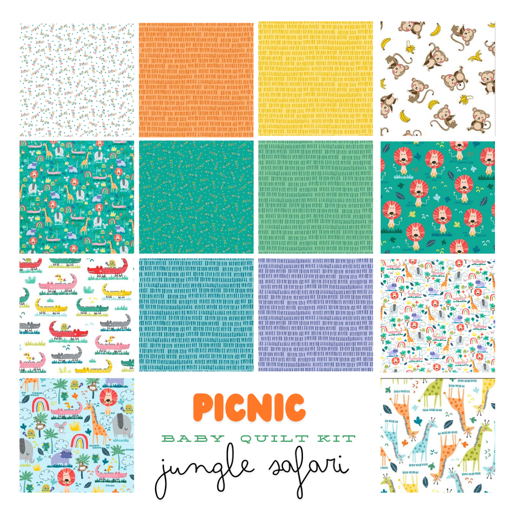Picnic Baby Quilt - Jungle Safari