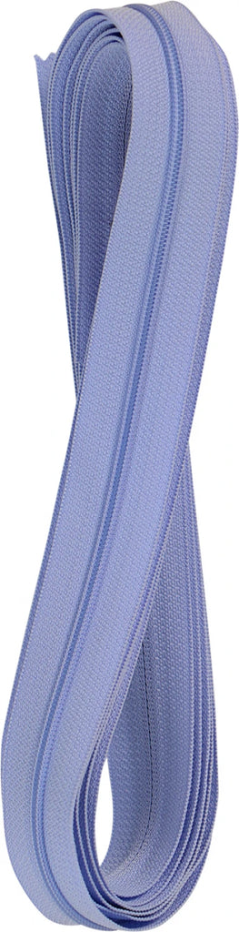 4 yards of 16mm #4.5 zipper chain and 16 Extra-Large Coordinated Pulls Lilac by Sallie Tomato - ZIPYD-002