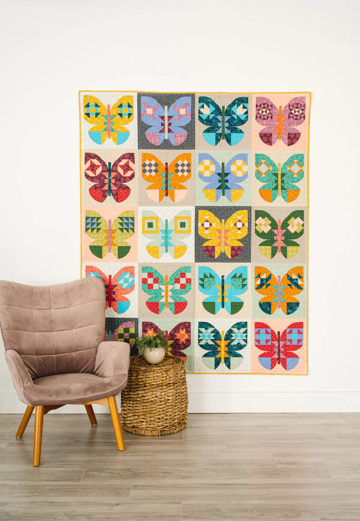 **Ready to SHIP** Field Cloth - Butterfly Fields Quilt Kit by Sew Kind of Wonderful