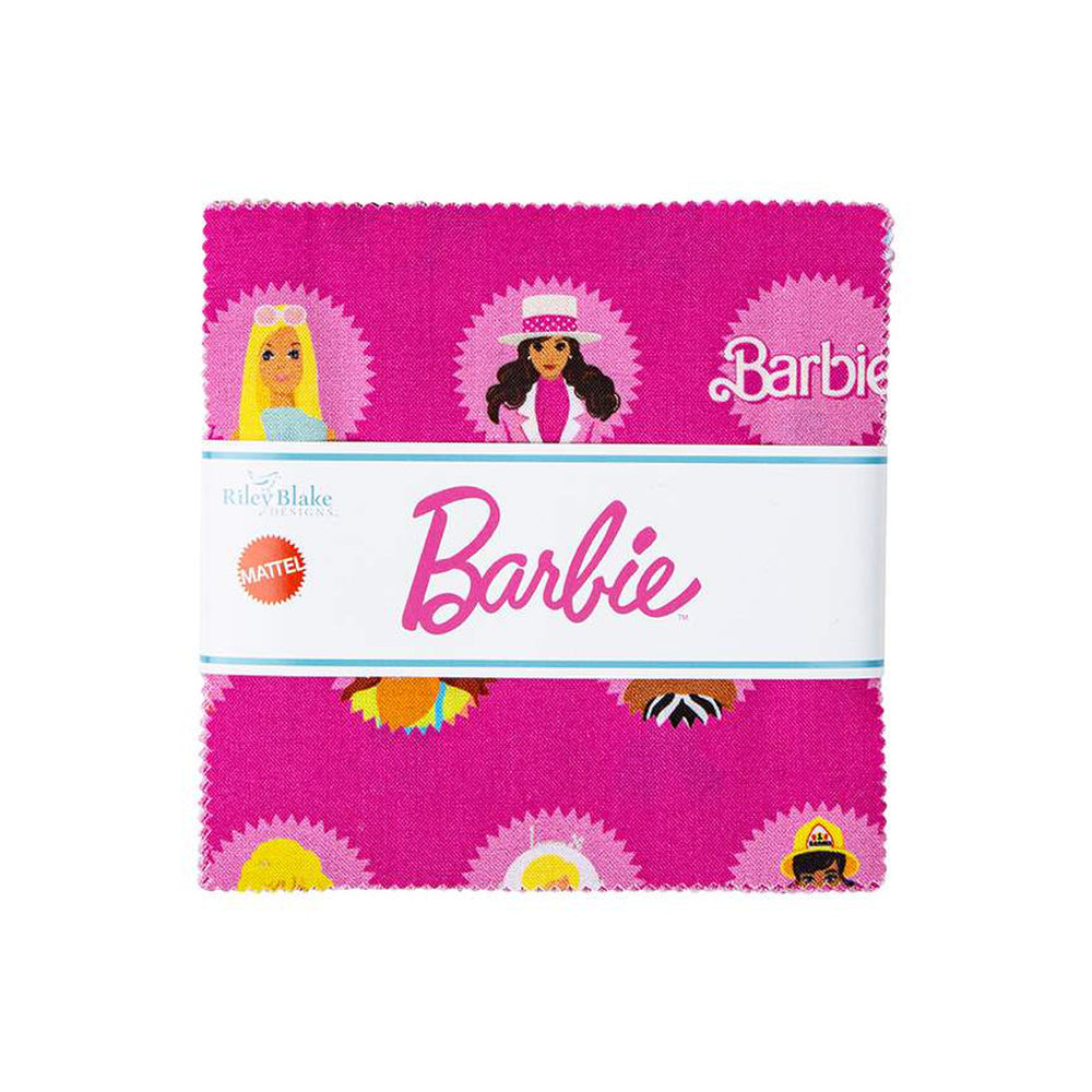 Riley Blake x Mattel - Barbie World 5" Stacker - 5-15020-42