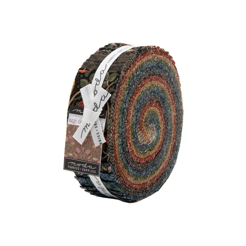 Moda - Best of Morris Fall - Honeybun 1.5" Strips - 33490HBF - 42 - 1.5" Strips