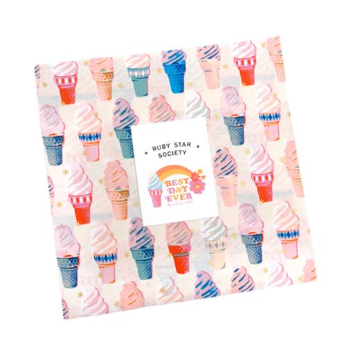Ruby Star - Best Day Ever - 10" Layer Cake - RS0102LC - 42 10" Squares