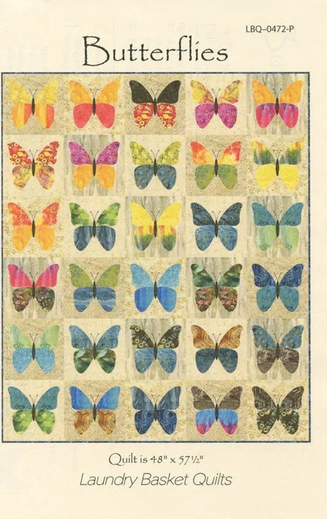 Butterflies Quilt Pattern by Edyta Sitar of Laundry Basket Quilts - LBQ-0472-P