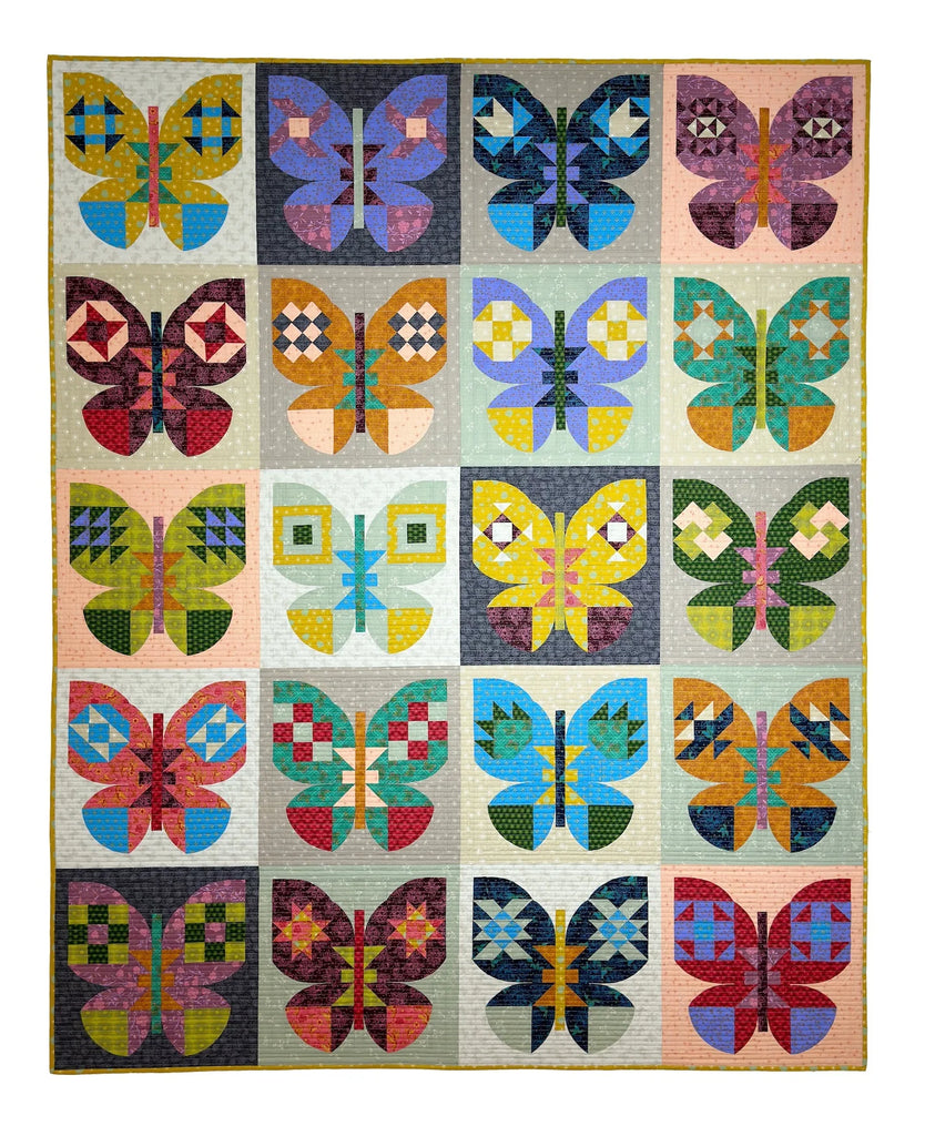 **Ready to SHIP** Field Cloth - Butterfly Fields Quilt Kit by Sew Kind of Wonderful