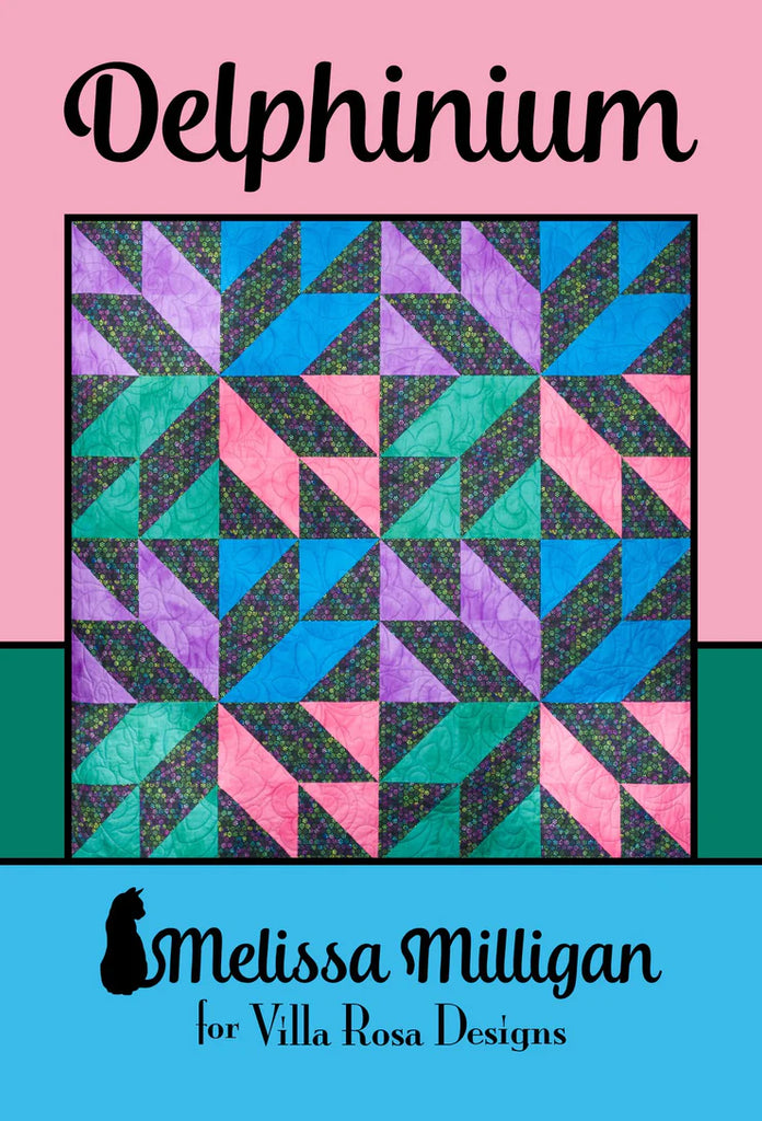 Villa Rosa Designs - Delphinium Pattern by Melissa Milligan