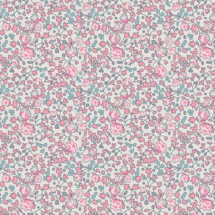 Liberty Fabrics Eloise 03636014C Tana Lawn Cotton