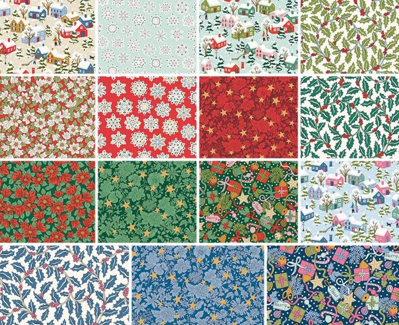 Riley Blake - Festive Greetings - 10" Stacker - 10-LFESGREET-42
