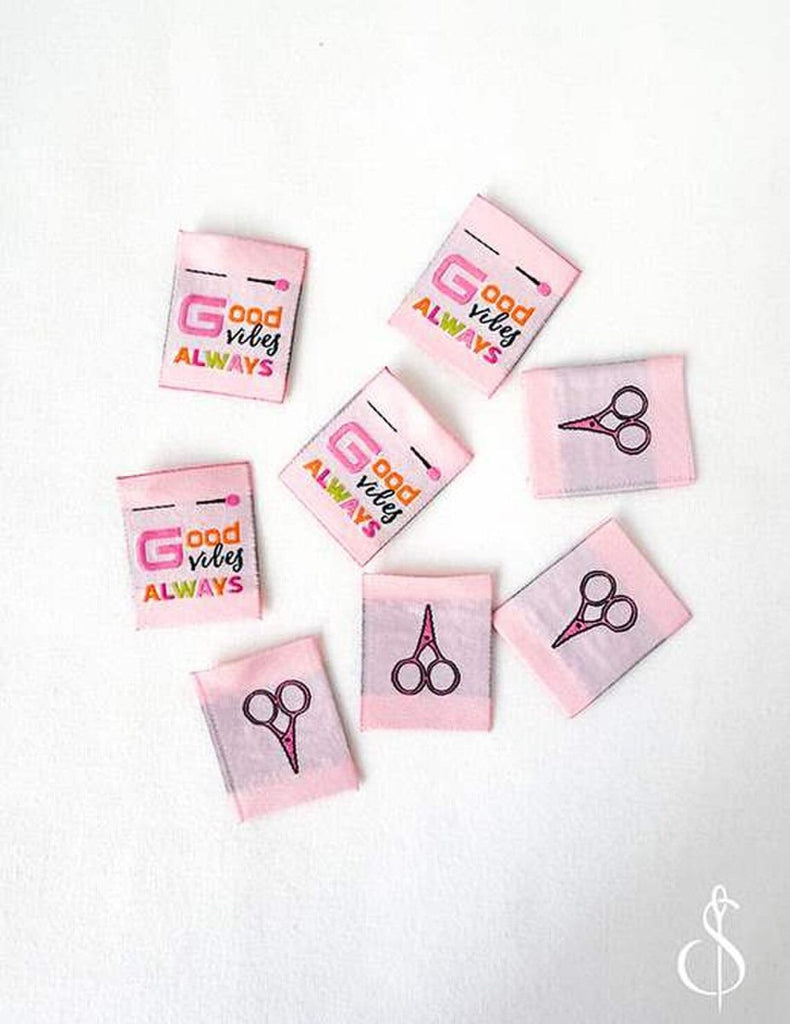 Riley Blake - Sew in Labels - Good Vibes Woven Labels - P178-SIWL12