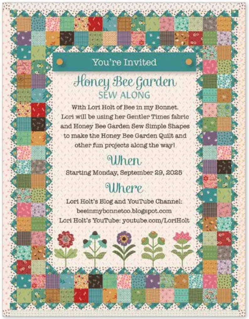 Honey Bee Garden Sew Along Fabrics - Pre Order
