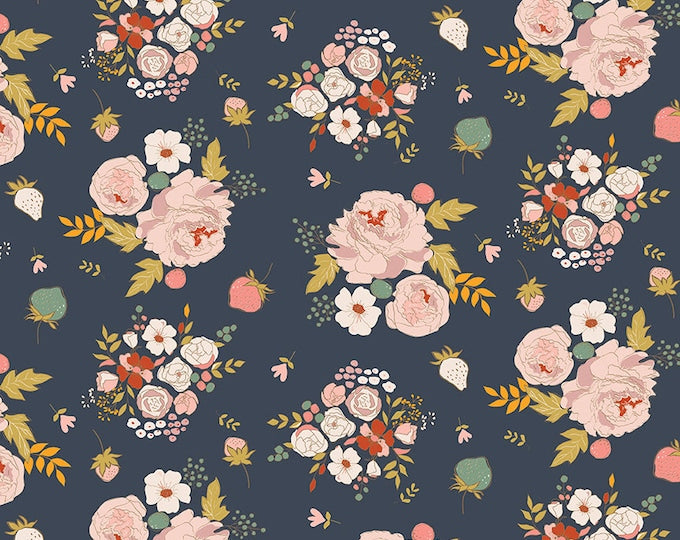 Riley Blake Designs - Bloomberry - Main - Midnight - C14600-Midnight - Sold by the Half Yard