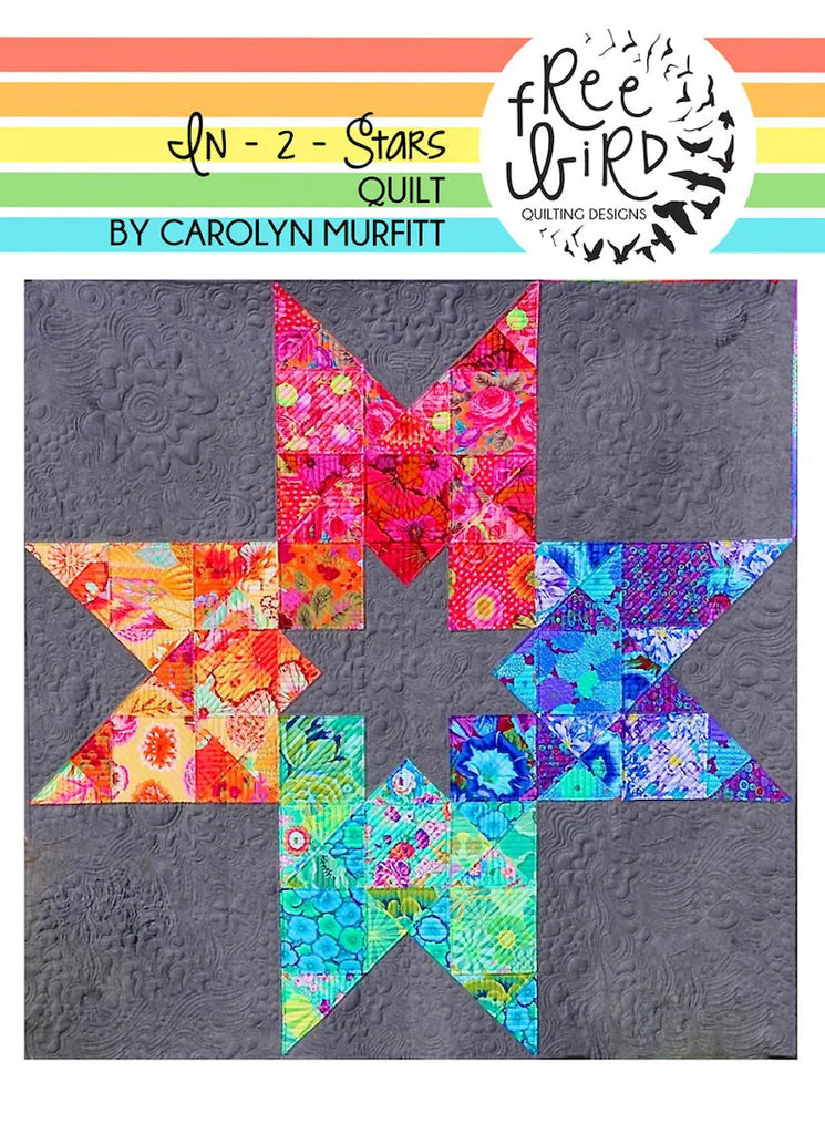 Free Bird Quilting Designs - In 2 Stars Quilt Pattern by Carolyn Murfitt