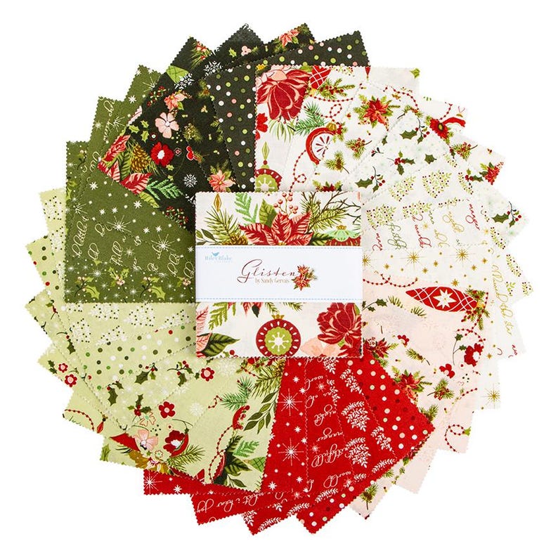 Riley Blake - Glisten - Fat Quarter Bundle - FQ-16220-27 - 27 Fat Quarters