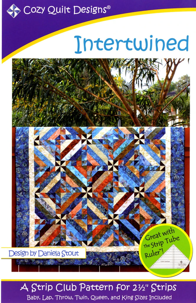Cozy Quilt Designs - Intertwined Quilt Kit by Daniela Stout - CQD01078