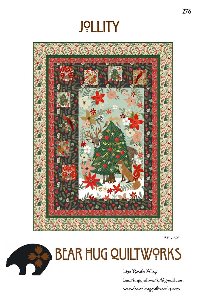 Jollity Quilt Pattern by Lisa Alley for Bear Hug Quiltworks - 278