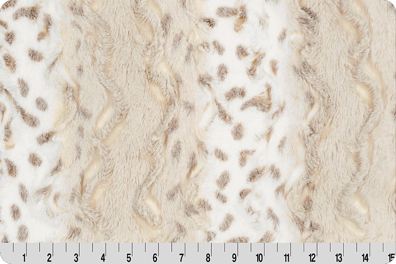 Shannon Fabrics: Luxe Cuddle - Wild Lynx Ice Taupe