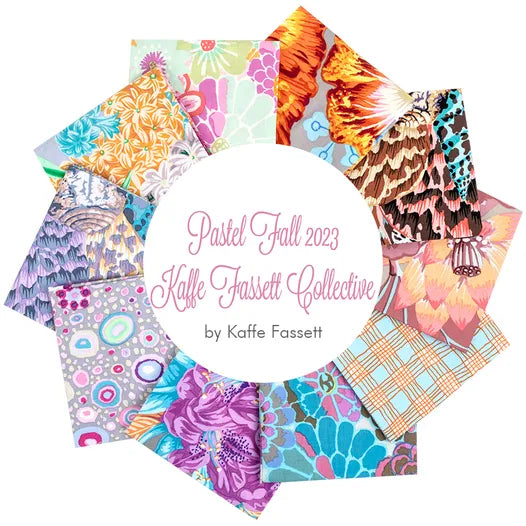 Kaffe Fassett Collective Febuary 2023 Pastel - 10 Piece Fat Quarter Bundle