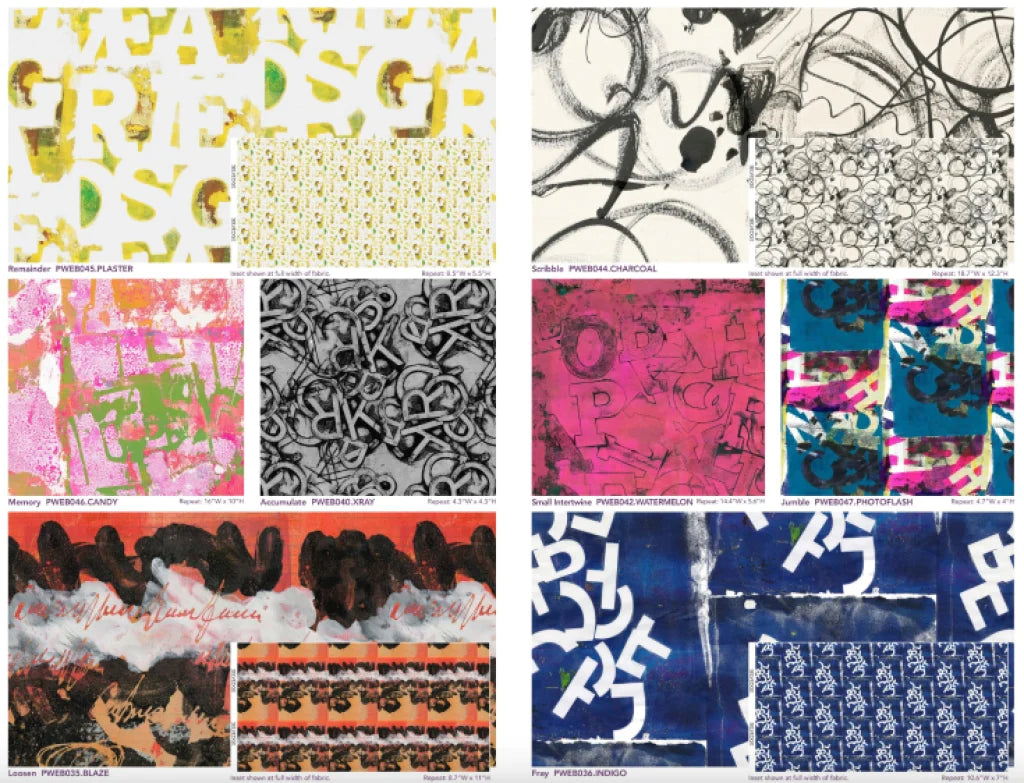 FreeSpirit Fabrics: Ravel by E Bond - Select Bundles, One Yard, Half Yard, or Fat Quarters - 15 fabrics