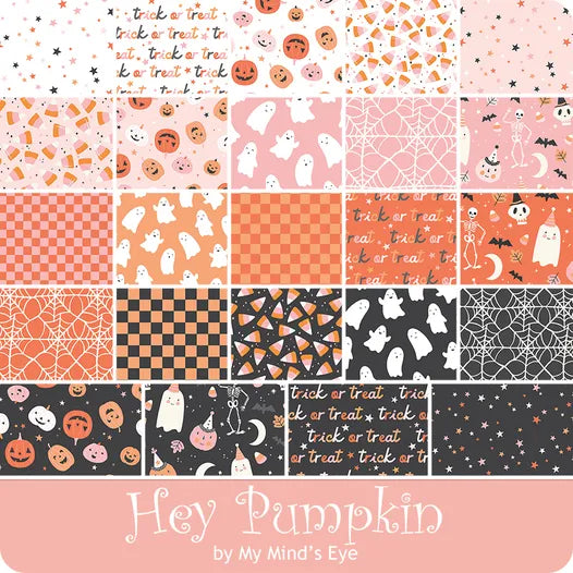 Riley Blake - Hey Pumpkin - 5 Inch Stacker - 42 Pieces - 5-16030-42