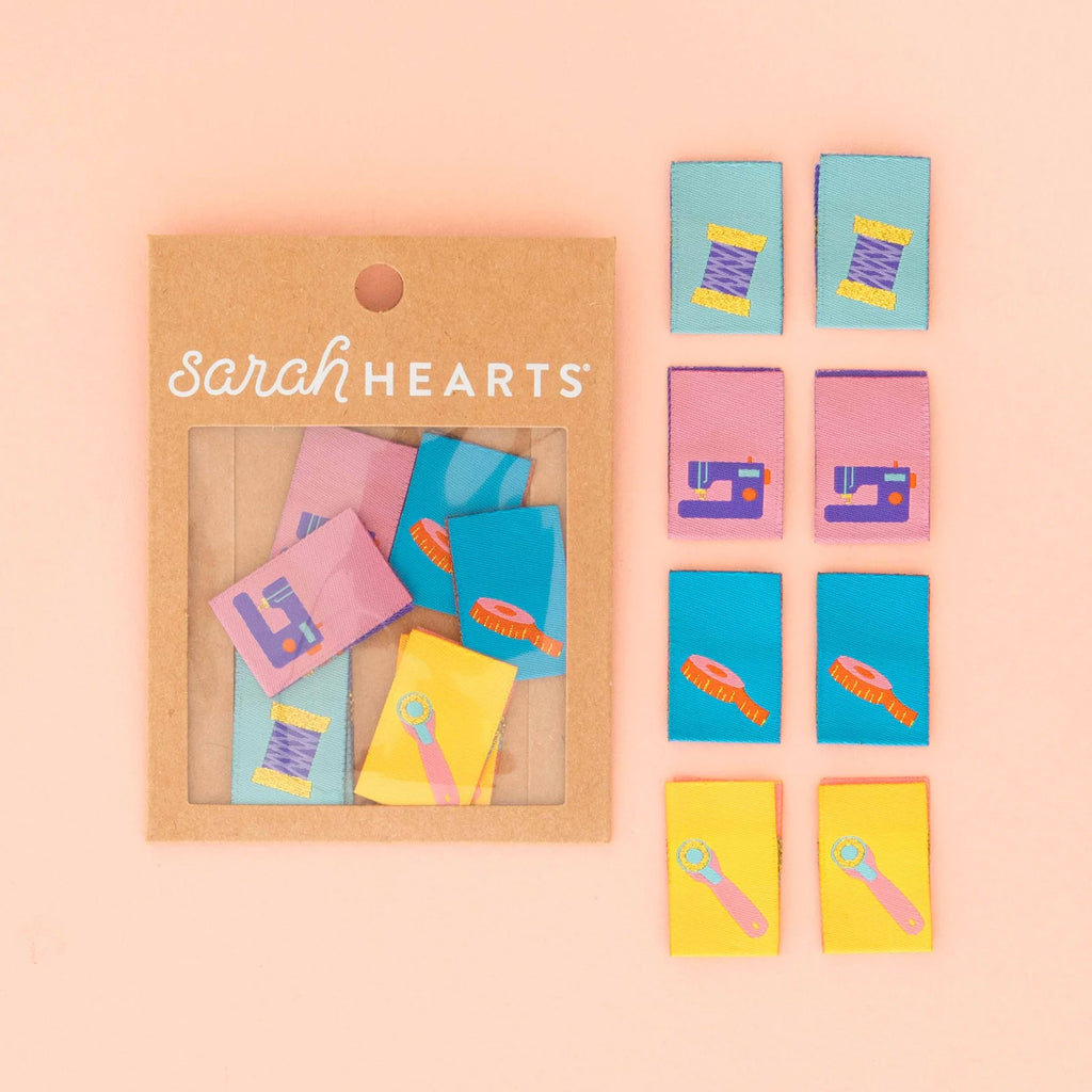 Sarah Hearts - Sew in Labels - Notions and Tools - LP143