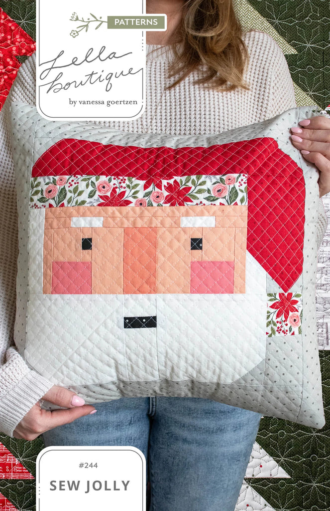 Sew Jolly Pillow Pattern by Vanessa Goertzen of Lella Boutique - LB244