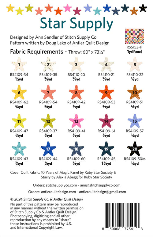 Star Supply Quilt Kit - Featuring Starry by Alexia Abegg for Ruby Star Society