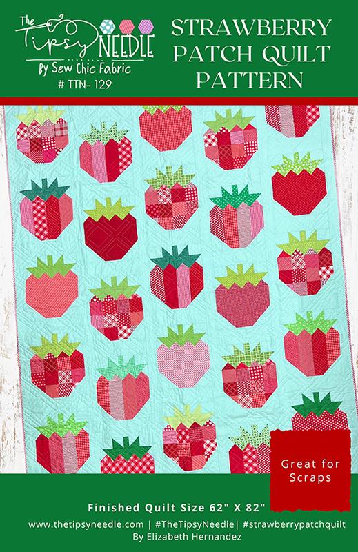 The Tipsy Needle - Strawberry Patch Quilt Pattern - TTN-129