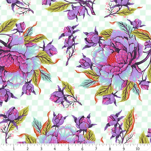 FreeSpirit Fabrics - Tula Pink - Untamed - Peony for Your Thoughts - Nova - PWTP235.NOVA - Sold by the Half Yard