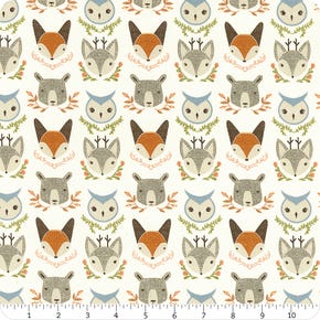 Moda - Woodland Wonder - Bobble Heads Cloud - 48392-11 - Sold by the Half Yard