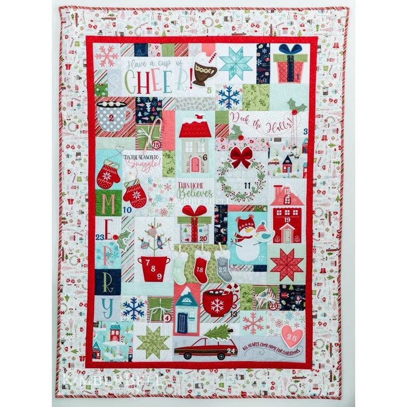 Maywood Studio - Cup of Cheer Advent Quilt Embroidery CD and Book - KD812 - On Sale was $90