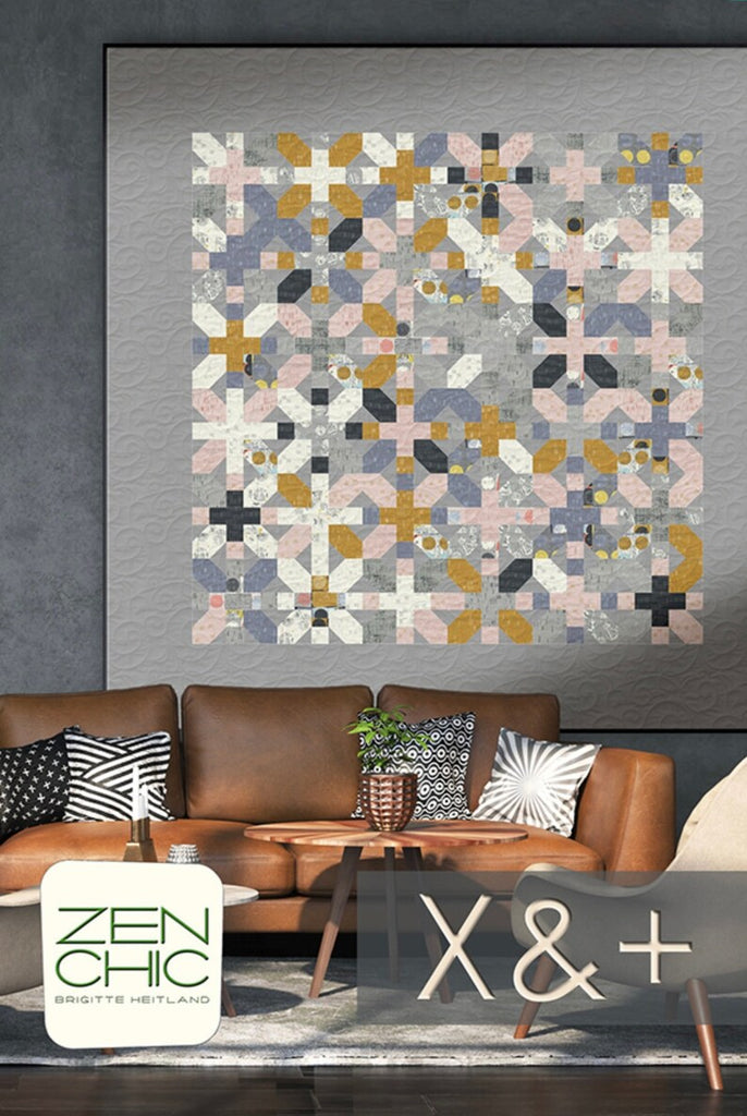 Zen Chic - X & + Quilt Pattern - XP3QP - X and Plus