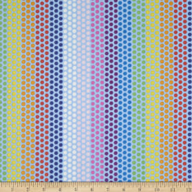 Alexander Henry Rainbow Dot - Blue
