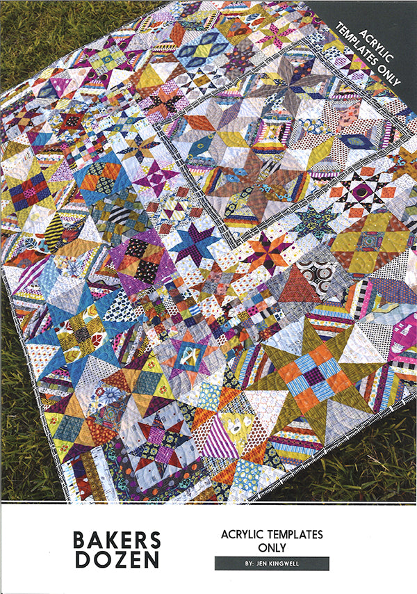 Jen Kingwell - Bakers Dozen Acrylic Templates